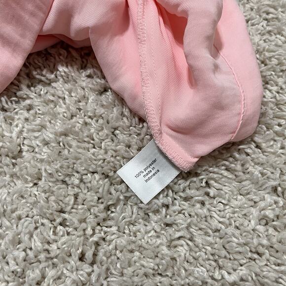 Lane Bryant Size 14 Pink Ruffled V Neck Tank Top NWT - Picture 5 of 6